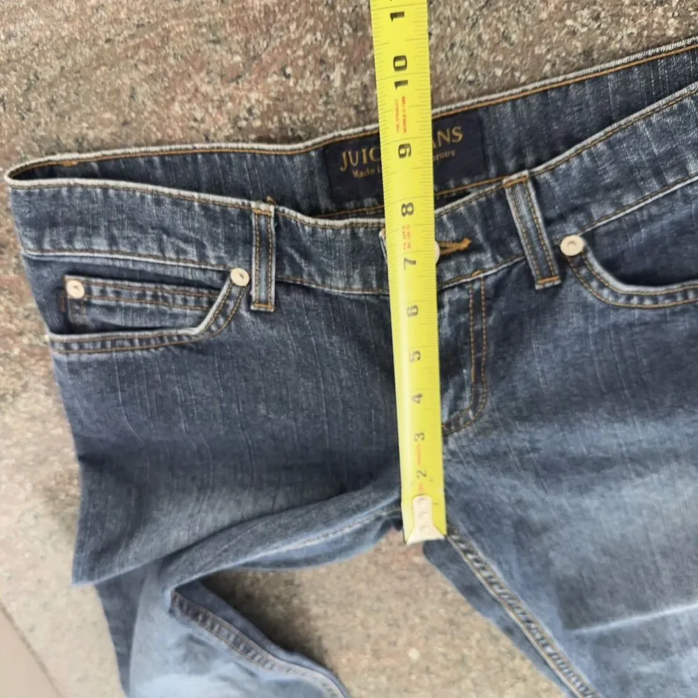 Vintage juicy Cuture  Jeans Womens 27‎  Blue Y2K Bootcut Denim Medium Wash